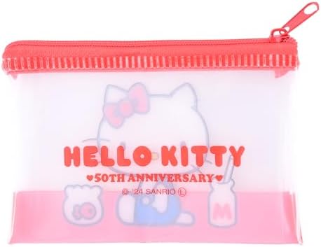 Amazon.com: Kitty 50th Anniversary Zipper Bag - 4.72x2.95 in